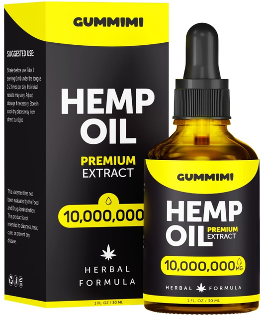 Gummimi Premium Extract Hemp Oil. 10,000,000 mcg.